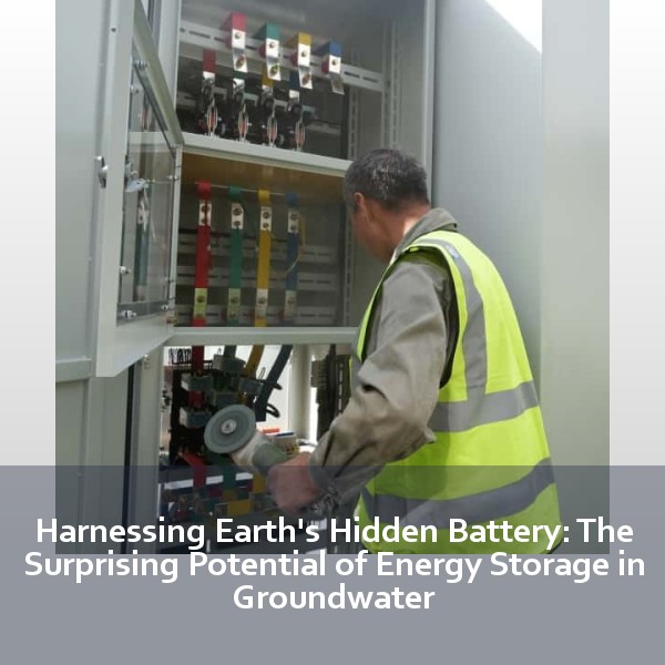 Harnessing Earth's Hidden Battery: The Surprising Potential of Energy Storage in Groundwater